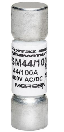 FSM44/100 - FERRAZ FSM44/100 FUSE, BUSSM:FSM44/100 PARENT EQUIPMENT TAG ALL FLUKE MULTIMETERMersen F